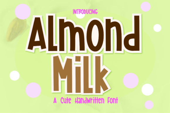 Almond Milk Font: A Soft Tool for Editorial Identity