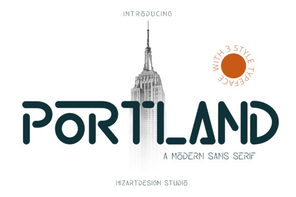 Boost Your Campaign with Portland: A Sleek Display Font