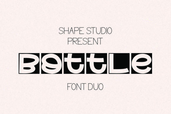 Bottle Duo: The Friendly Font That Makes Your Brand Feel Like You