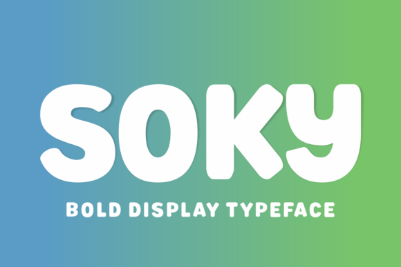 Bring Your Creations to Life with Soky, the Bold and Beautiful Font