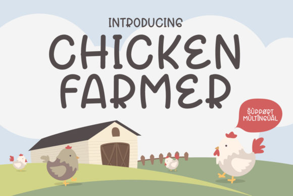 Chicken Farmer Font: A Playful Tool for Digital Marketing