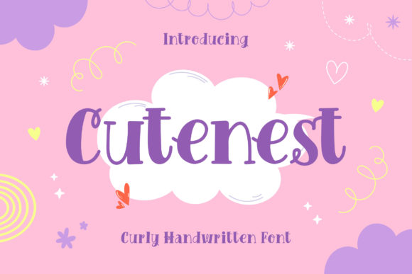 Cutenest: A Playful and Charming Font for Crafters