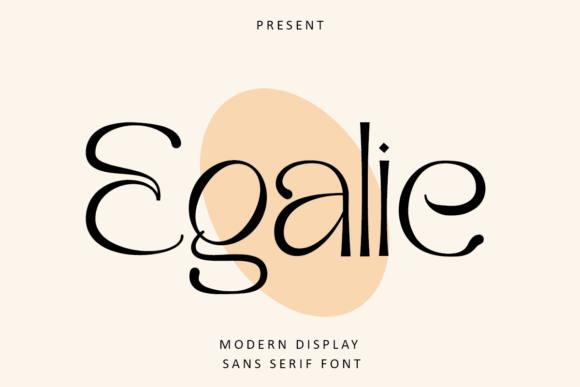 Egalie: A Whimsical Modern Font for Craft and Design