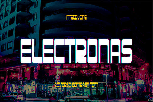 Electronas: The Crafters Font for Modern Product Design