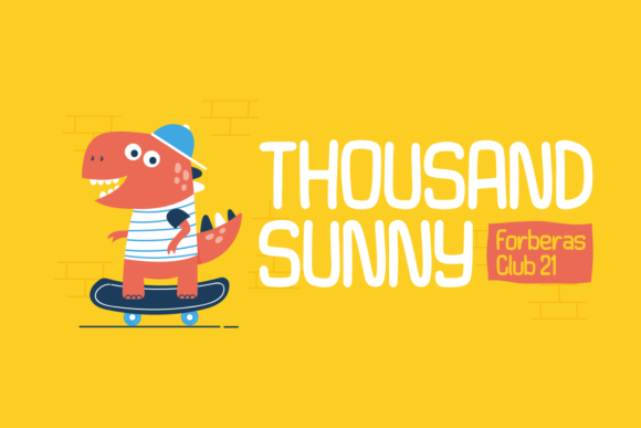 Exploring Thousand Sunny: A Quirky Display Font for Real Branding Projects