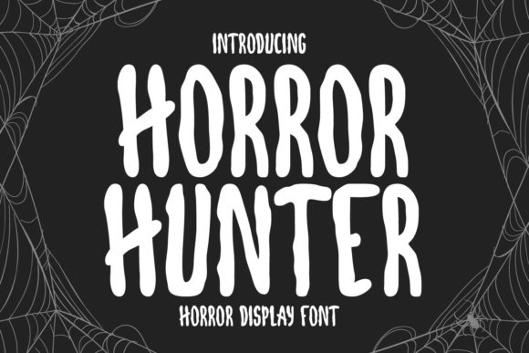 Horror Hunter: The Spooky Display Font for Web Designers