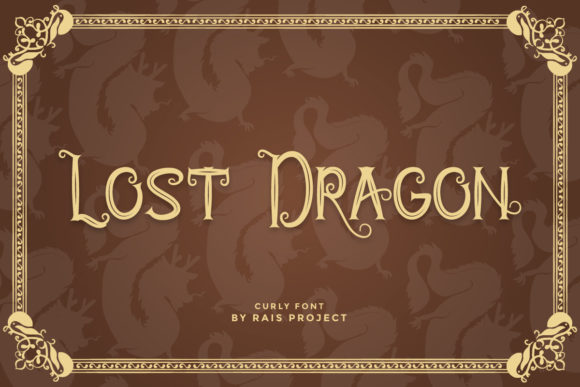 Lost Dragon: The Curly, Whimsical Font That Elevates Your Brand Story