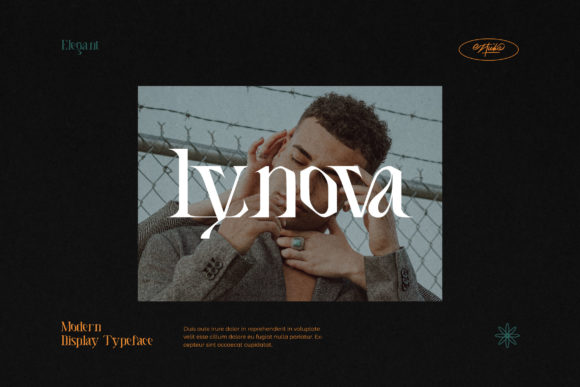 Lynova: A Modern Display Font for Digital Branding