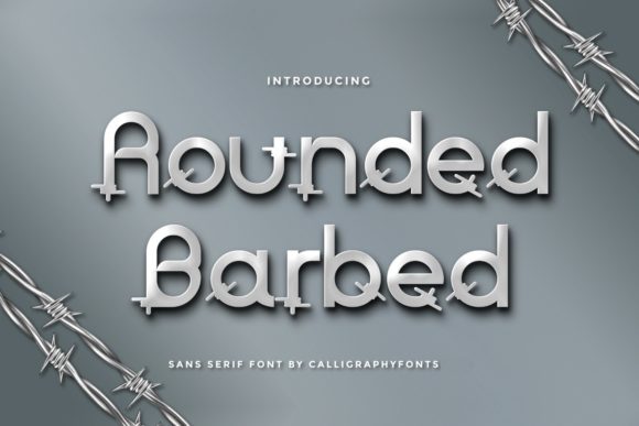 Rounded Barbed: A Modern Display Font for Web Design
