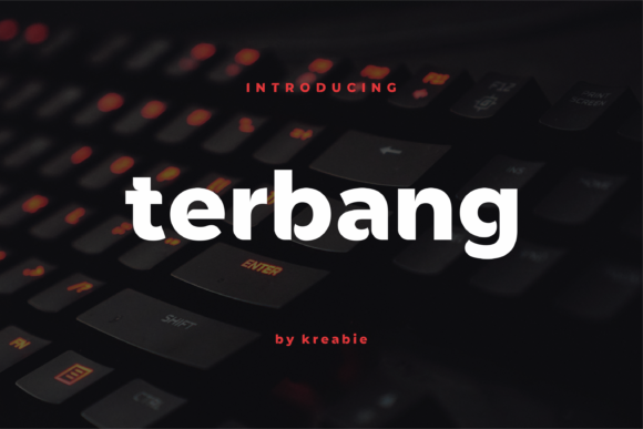 Terbang: A Display Font for Bold Branding Projects