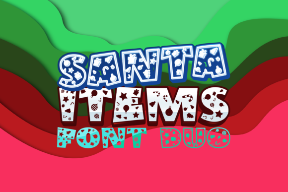 Transform Your Brand with Santa Items: A Playful Display Font
