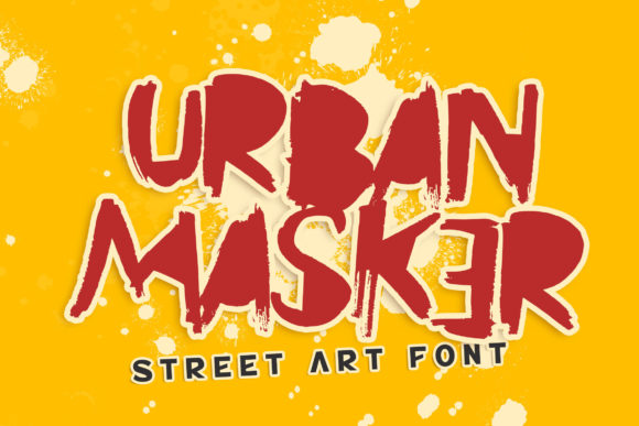 Urban Masker: A Graffiti Typeface for Editorial Impact
